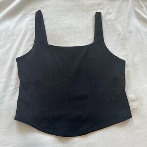 Maurices Women’s Career Smock Tank Top XL Black Quality Capsule Stretch